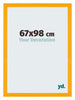 Mura MDF Photo Frame 67x98cm Yellow Front Size | Yourdecoration.co.uk