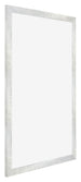 Mura MDF Photo Frame 68x98cm Silver Shiny Vintage Front Oblique | Yourdecoration.co.uk