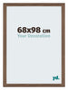 Mura MDF Photo Frame 68x98cm Walnut Dark Front Size | Yourdecoration.co.uk