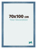 Mura MDF Photo Frame 70x100cm Bright Blue Swept Front Size | Yourdecoration.co.uk