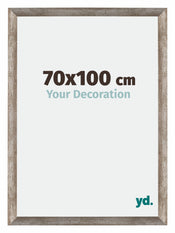 Mura MDF Photo Frame 70x100cm Metal Vintage Front Size | Yourdecoration.co.uk