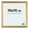 Mura MDF Photo Frame 70x70cm Gold Shiny Front Size | Yourdecoration.co.uk
