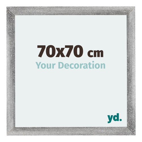 Mura MDF Photo Frame 70x70cm Gray Wiped Front Size | Yourdecoration.co.uk