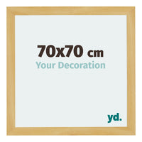 Mura MDF Photo Frame 70x70cm Pine Design Front Size | Yourdecoration.co.uk