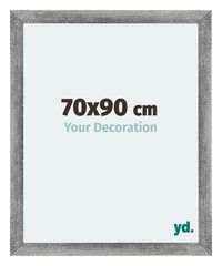 Mura MDF Photo Frame 70x90cm Gray Wiped Front Size | Yourdecoration.co.uk
