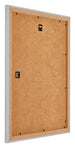 Mura MDF Photo Frame 70x90cm Silver Matte Back Oblique | Yourdecoration.co.uk
