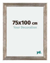 Mura MDF Photo Frame 75x100cm Metal Vintage Front Size | Yourdecoration.co.uk