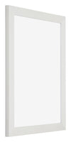 Mura MDF Photo Frame 75x100cm White Matte Front Oblique | Yourdecoration.co.uk