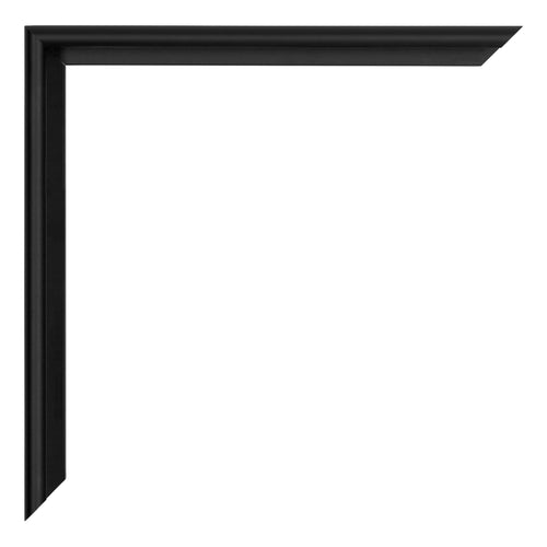New York Aluminium Photo Frame 70x100cm Black Matt Detail Corner | Yourdecoration.co.uk