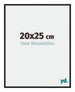 New York Aluminium Photo Frame 20x25cm Black Matt Front Size | Yourdecoration.co.uk