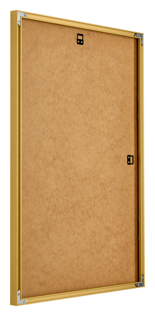 New York Aluminium Photo Frame 20x28cm Gold Shiny Back Oblique | Yourdecoration.co.uk