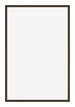 New York Aluminium Photo Frame 20x30cm Walnut Structure Front | Yourdecoration.co.uk