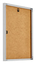 New York Aluminium Photo Frame 24x30cm Silver Matt Back Oblique | Yourdecoration.co.uk