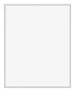 New York Aluminium Photo Frame 24x30cm Silver Matt Front | Yourdecoration.co.uk