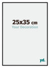 New York Aluminium Photo Frame 25x35cm Black Matt Front Size | Yourdecoration.co.uk