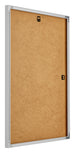 New York Aluminium Photo Frame 30x42cm Silver Matt Back Oblique | Yourdecoration.co.uk