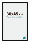 New York Aluminium Photo Frame 30x45cm Black Matt Front Size | Yourdecoration.co.uk