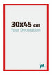 New York Aluminium Photo Frame 30x45cm Ferrari Red Front Size | Yourdecoration.co.uk