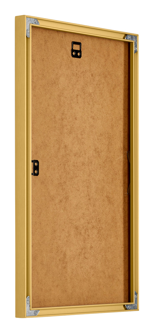 New York Aluminium Photo Frame 30x50cm Gold Shiny Back Oblique | Yourdecoration.co.uk