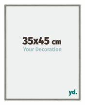 New York Aluminium Photo Frame 35x45cm Mercury Structure Front Size | Yourdecoration.co.uk