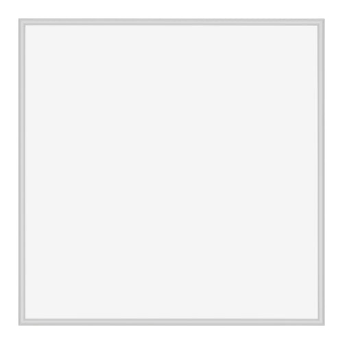 New York Aluminium Photo Frame 40x40cm Silver Matt Front | Yourdecoration.co.uk