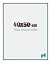 New York Aluminium Photo Frame 40x50cm Ferrari Red Front Size | Yourdecoration.co.uk
