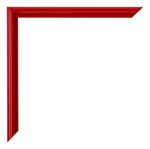 New York Aluminium Photo Frame 40x60cm Ferrari Red Detail Corner | Yourdecoration.co.uk