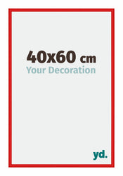 New York Aluminium Photo Frame 40x60cm Ferrari Red Front Size | Yourdecoration.co.uk