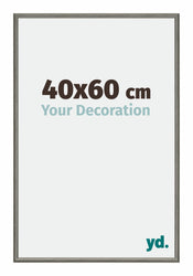 New York Aluminium Photo Frame 40x60cm Mercury Structure Front Size | Yourdecoration.co.uk