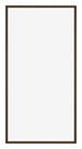 New York Aluminium Photo Frame 40x80cm Walnut Structure Front | Yourdecoration.co.uk