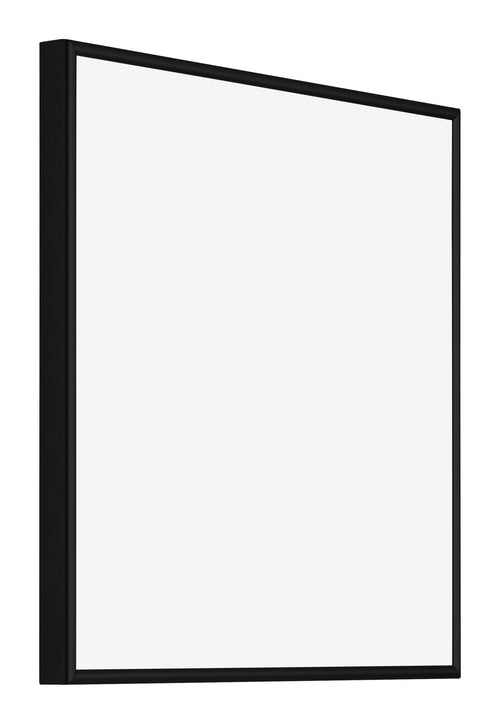 New York Aluminium Photo Frame 45x45cm Black Matt Front Oblique | Yourdecoration.co.uk
