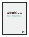 New York Aluminium Photo Frame 45x60cm Black Matt Front Size | Yourdecoration.co.uk