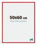 New York Aluminium Photo Frame 50x60cm Ferrari Red Front Size | Yourdecoration.co.uk