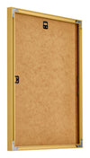 New York Aluminium Photo Frame 50x60cm Gold Shiny Back Oblique | Yourdecoration.co.uk