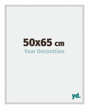 New York Aluminium Photo Frame 50x65cm Silver Matt Front Size | Yourdecoration.co.uk
