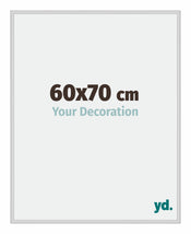 New York Aluminium Photo Frame 60x70cm Silver Matt Front Size | Yourdecoration.co.uk