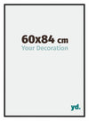 New York Aluminium Photo Frame 60x84cm Black Matt Front Size | Yourdecoration.co.uk