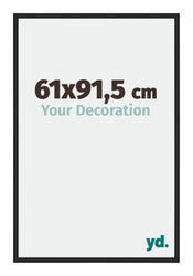 New York Aluminium Photo Frame 61x91 5cm Black Matt Front Size | Yourdecoration.co.uk