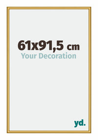 New York Aluminium Photo Frame 61x91 5cm Gold Shiny Front Size | Yourdecoration.co.uk