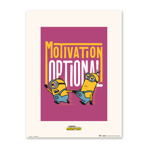 Poster Minions Motivation Optional 30x40cm