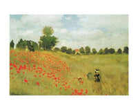 PGM 14 376 Claude Monet Les coquelicots Art Print 40x30cm | Yourdecoration.co.uk