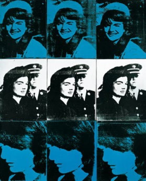 PGM AW 102 Andy Warhol Nine Jackies 1964 Art Print 68x87cm | Yourdecoration.co.uk