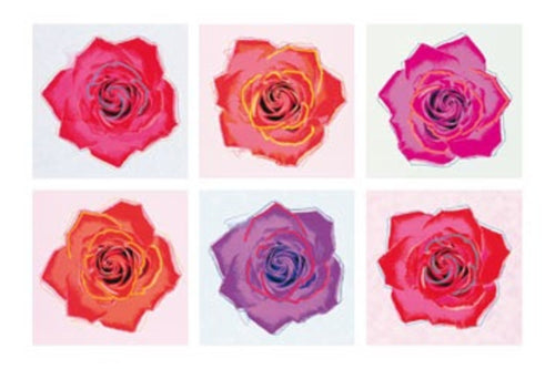 PGM EP 41 Emily Pop Pop Roses Art Print 91x61cm | Yourdecoration.co.uk