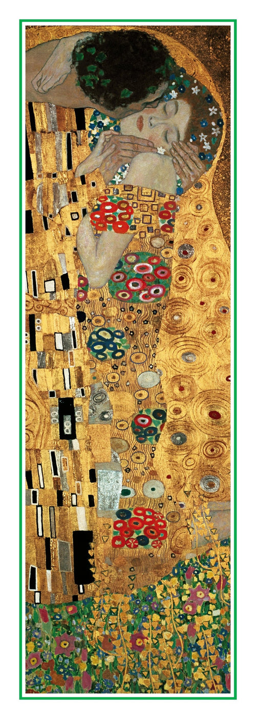 PGM GK 42S Gustav Klimt The Kiss Art Print 25x70cm | Yourdecoration.co.uk