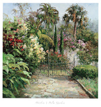 PGM HAB 520 Haibin Palm Garden Art Print 81x86cm | Yourdecoration.co.uk