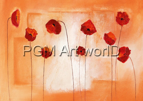 PGM HNE 701M Erika Heinemann Poppy Meeting Art Print 30x21cm | Yourdecoration.co.uk