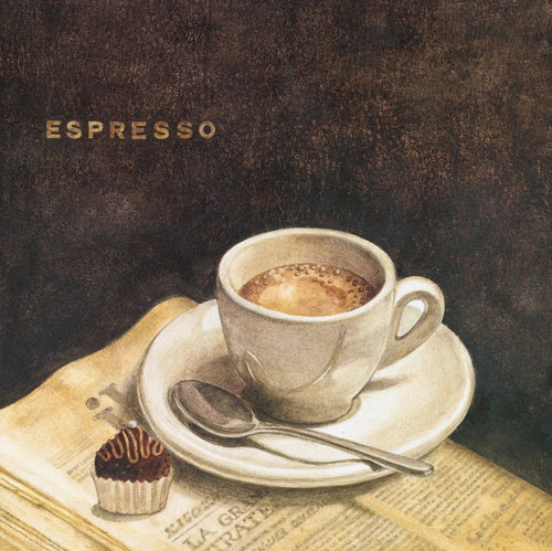 PGM MGP 446 Mepas GP Espresso Art Print 40x40cm | Yourdecoration.co.uk