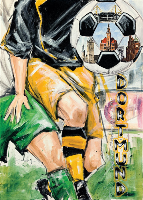 PGM MIH 14 Michael Hopf Dortmund Art Print 50x70cm | Yourdecoration.co.uk