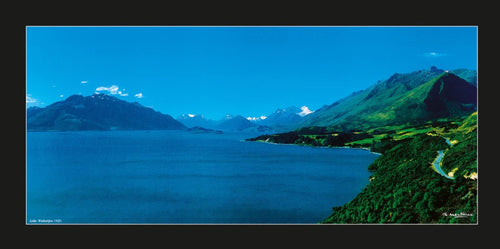 PGM MT 03 Thierry Martinez Lake Wakatipu Art Print 100x50cm | Yourdecoration.co.uk