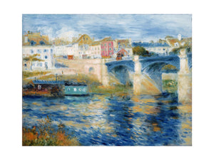 PGM REN 702 Auguste Renoir Le pont a Chatu Art Print 80x60cm | Yourdecoration.co.uk